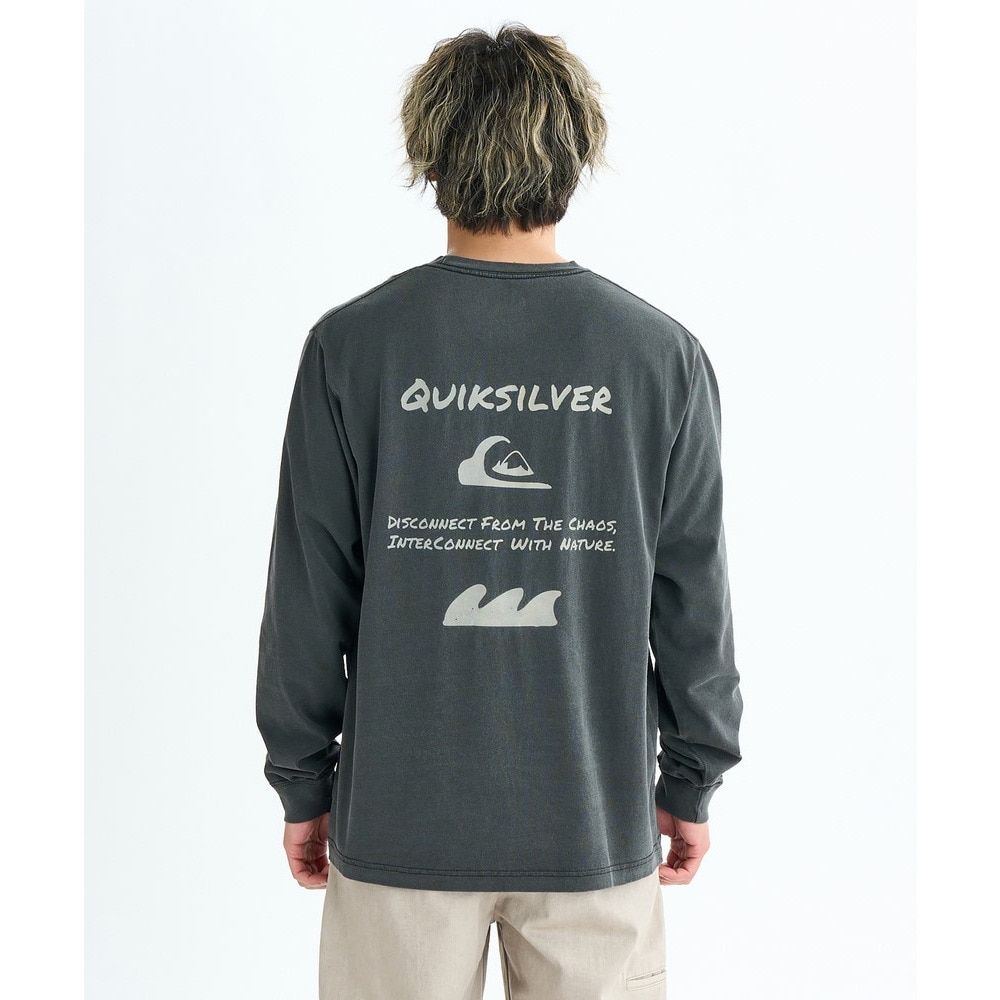 クイックシルバー（Quiksilver）（メンズ）PG HAND DRAWN 長袖Tシャツ 25FWQLT254002BLK