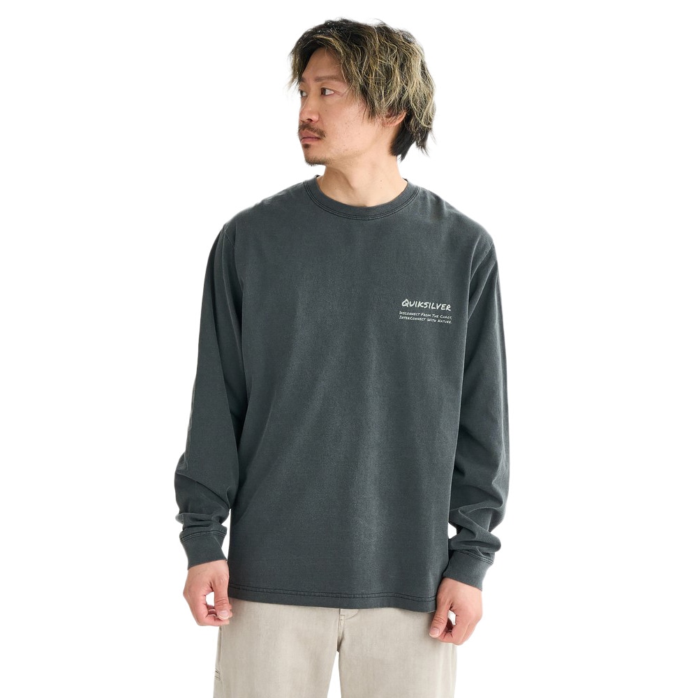 クイックシルバー（Quiksilver）（メンズ）PG HAND DRAWN 長袖Tシャツ 25FWQLT254002BLK