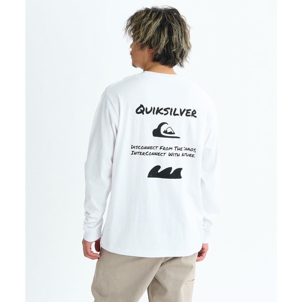 クイックシルバー（Quiksilver）（メンズ）PG HAND DRAWN 長袖Tシャツ 25FWQLT254002WHT