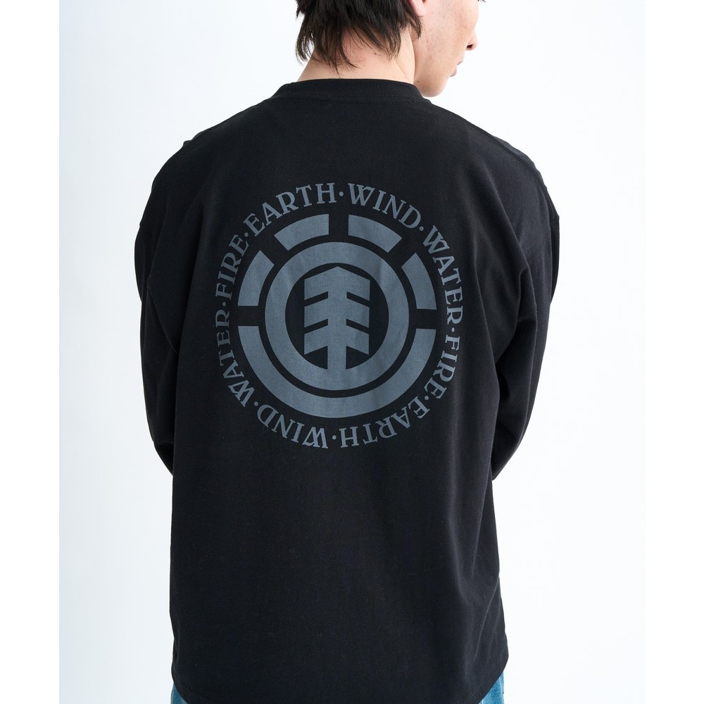 エレメント（ELEMENT）（メンズ）LOGO 長袖トップス BF022050 FBK