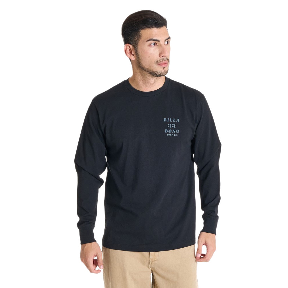 ビラボン（BILLABONG）（メンズ）ONE TIME 長袖Tシャツ BF012050 BLK