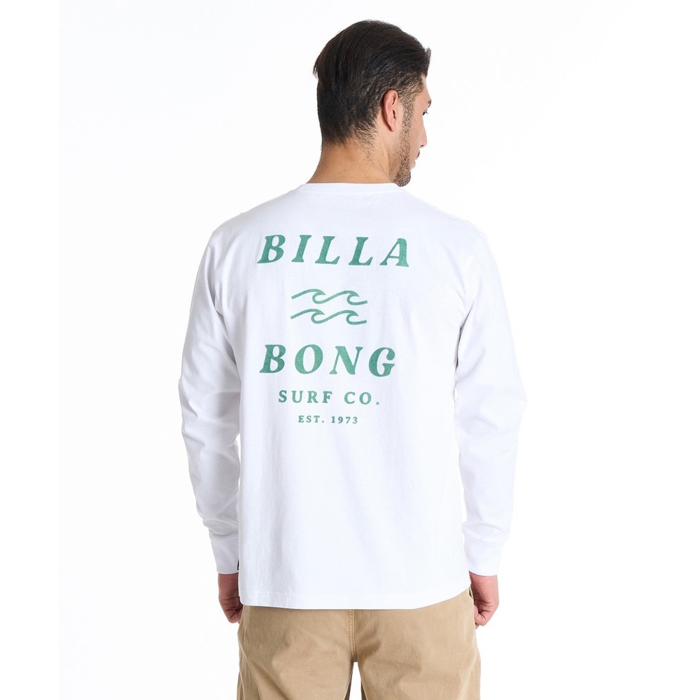 ビラボン（BILLABONG）（メンズ）ONE TIME 長袖Tシャツ BF012050 WHT