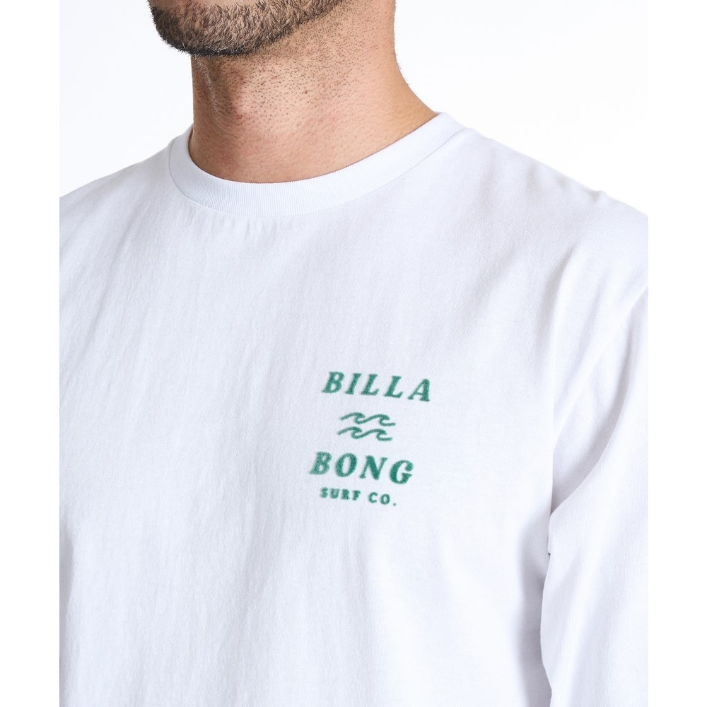 ビラボン（BILLABONG）（メンズ）ONE TIME 長袖Tシャツ BF012050 WHT