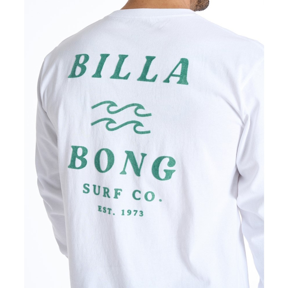 ビラボン（BILLABONG）（メンズ）ONE TIME 長袖Tシャツ BF012050 WHT