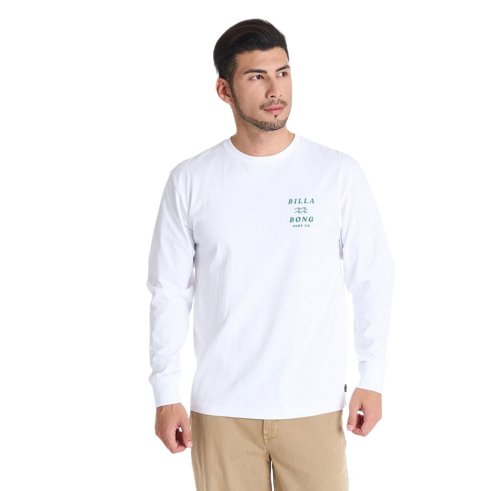 ビラボン（BILLABONG）（メンズ）ONE TIME 長袖Tシャツ BF012050 WHT