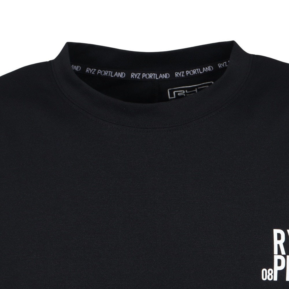 ライズ（RYZ）（メンズ）HALF OF THE R 長袖Tシャツ RZ10CD25FW0002 BLK