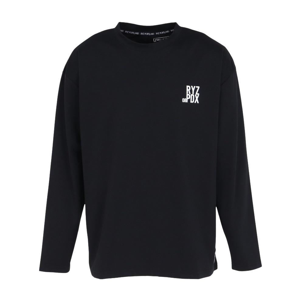 ライズ（RYZ）（メンズ）HALF OF THE R 長袖Tシャツ RZ10CD25FW0002 BLK