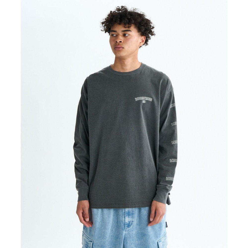 ディーシーシューズ（DC SHOES）（メンズ）SKATE SKULL 長袖Tシャツ 25FWDLT254047BKP