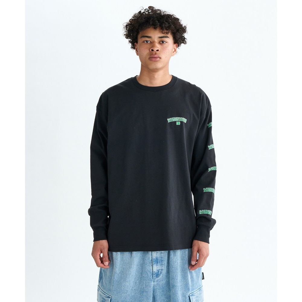 ディーシーシューズ（DC SHOES）（メンズ）SKATE SKULL 長袖Tシャツ 25FWDLT254047BLK