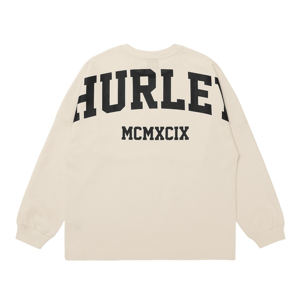 ハーレー（HURLEY）（メンズ）THERMAL BACK ARC 長袖Tシャツ MCLS252033-OWHT