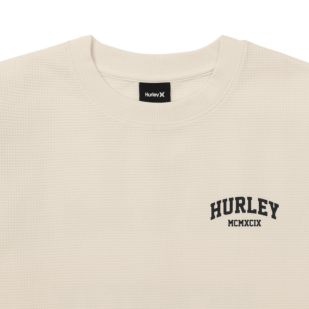 ハーレー（HURLEY）（メンズ）THERMAL BACK ARC 長袖Tシャツ MCLS252033-OWHT