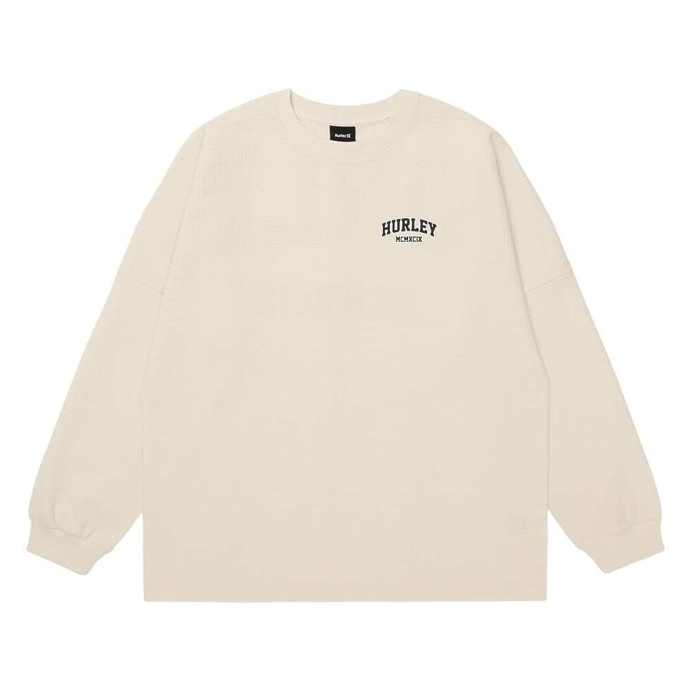 ハーレー（HURLEY）（メンズ）THERMAL BACK ARC 長袖Tシャツ MCLS252033-OWHT