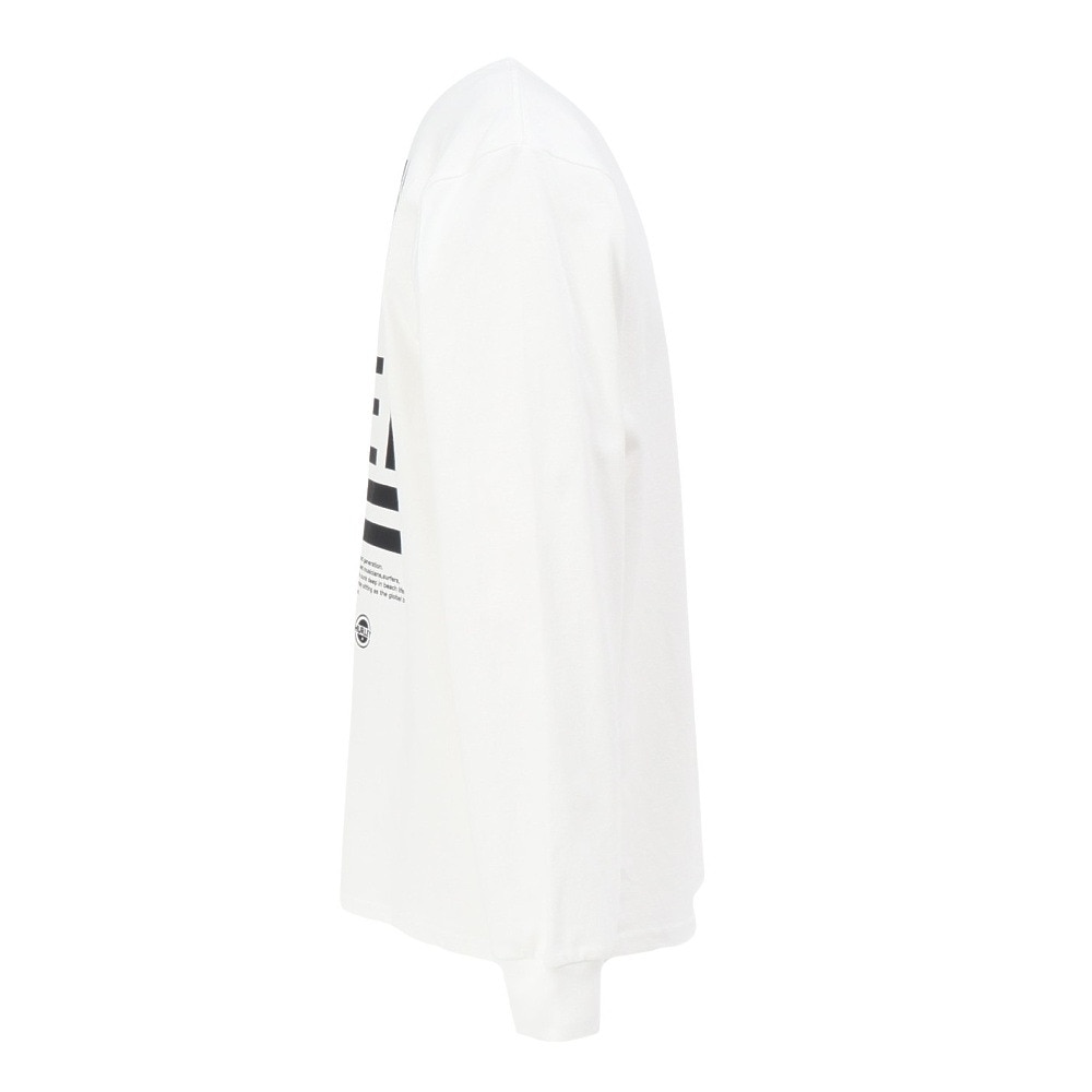ハーレー（HURLEY）（メンズ）BORN FROM WATER 長袖Tシャツ MCLS252063-WHT