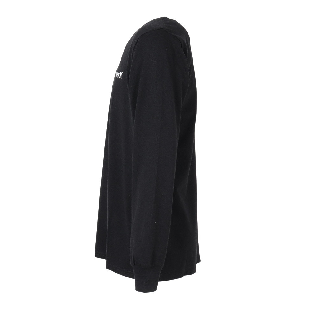 ハーレー（HURLEY）（メンズ）レフト チェスト ワン アンド オンリー 長袖Tシャツ MCLS252069-BLK