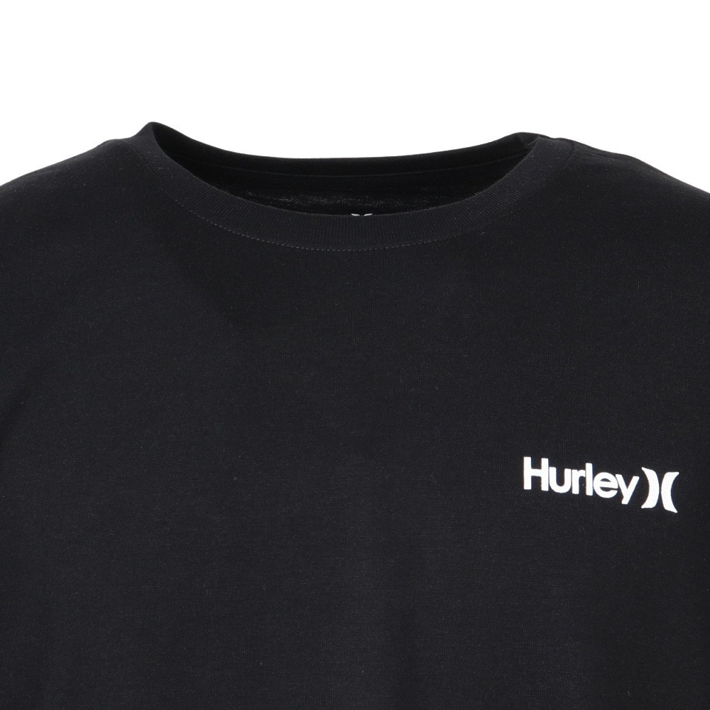ハーレー（HURLEY）（メンズ）レフト チェスト ワン アンド オンリー 長袖Tシャツ MCLS252069-BLK