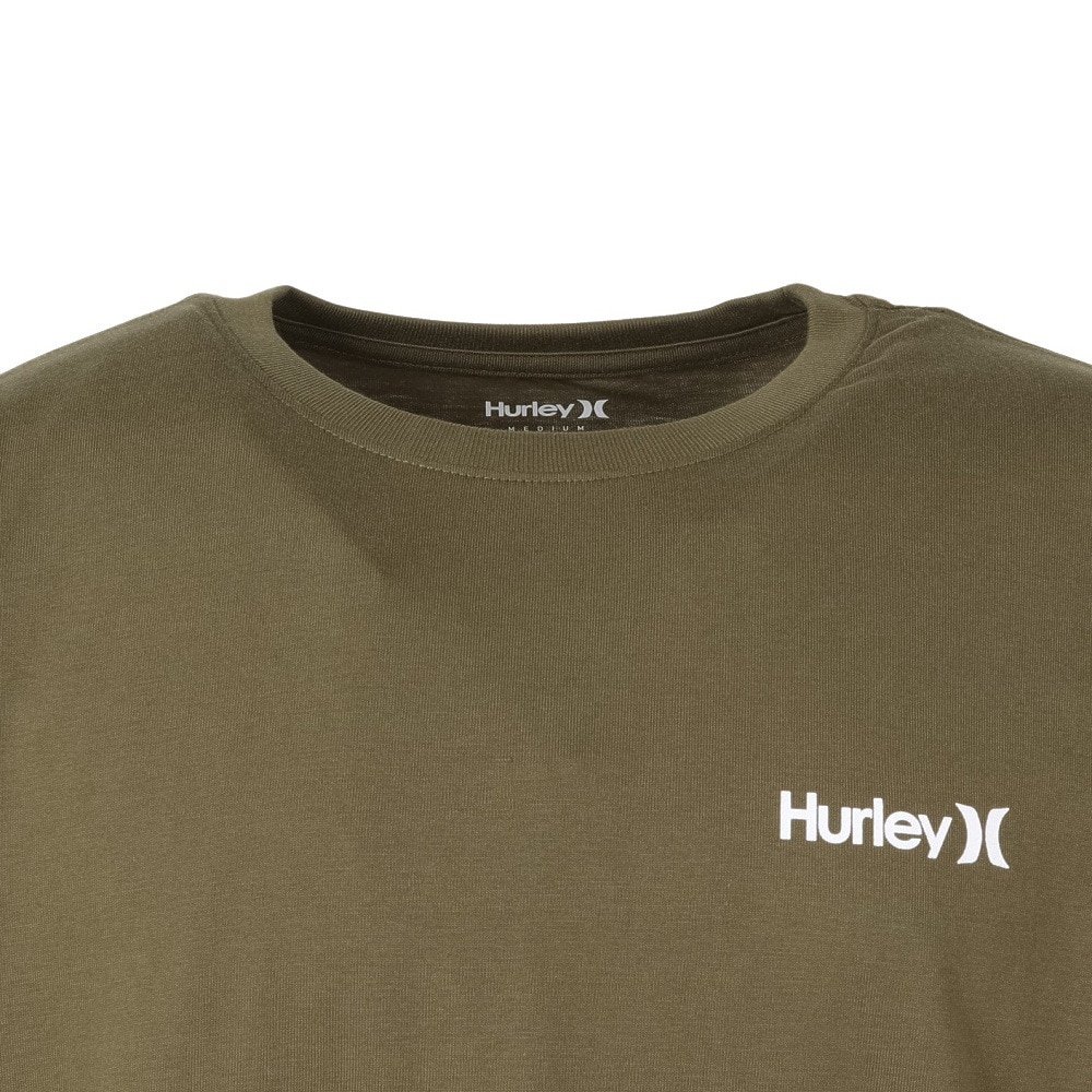 ハーレー（HURLEY）（メンズ）レフト チェスト ワン アンド オンリー 長袖Tシャツ MCLS252069-OLV