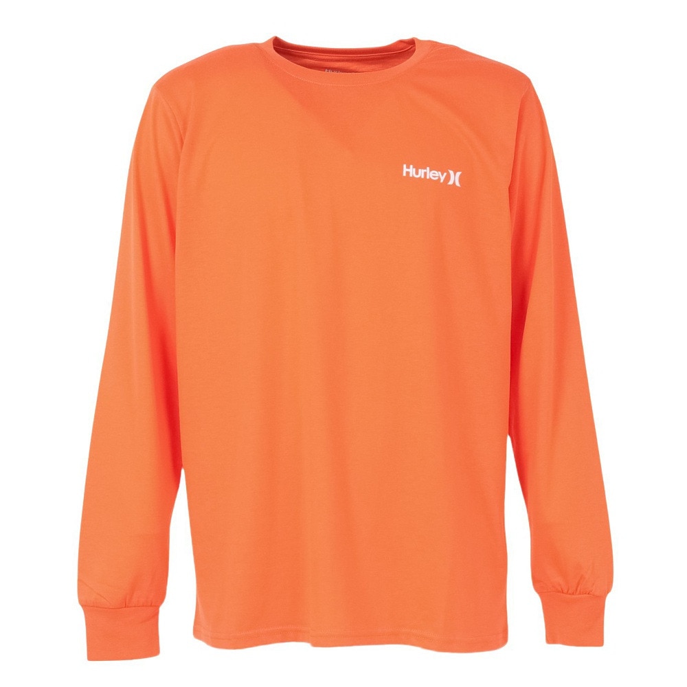 ハーレー（HURLEY）（メンズ）レフト チェスト ワン アンド オンリー 長袖Tシャツ MCLS252069-ORG