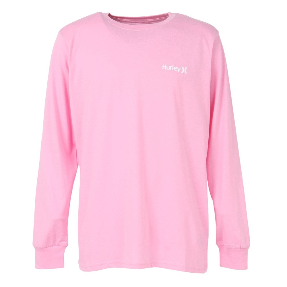 ハーレー（HURLEY）（メンズ）レフト チェスト ワン アンド オンリー 長袖Tシャツ MCLS252069-PNK