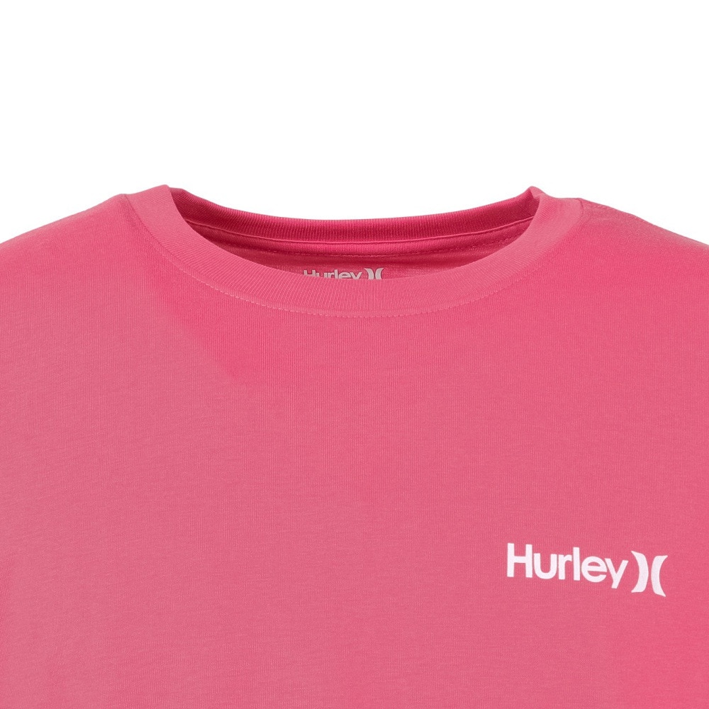 ハーレー（HURLEY）（メンズ）レフト チェスト ワン アンド オンリー 長袖Tシャツ MCLS252069-RED