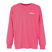 (メンズ)レフト チェスト ワン アンド オンリー 長袖Tシャツ MCLS252069-RED