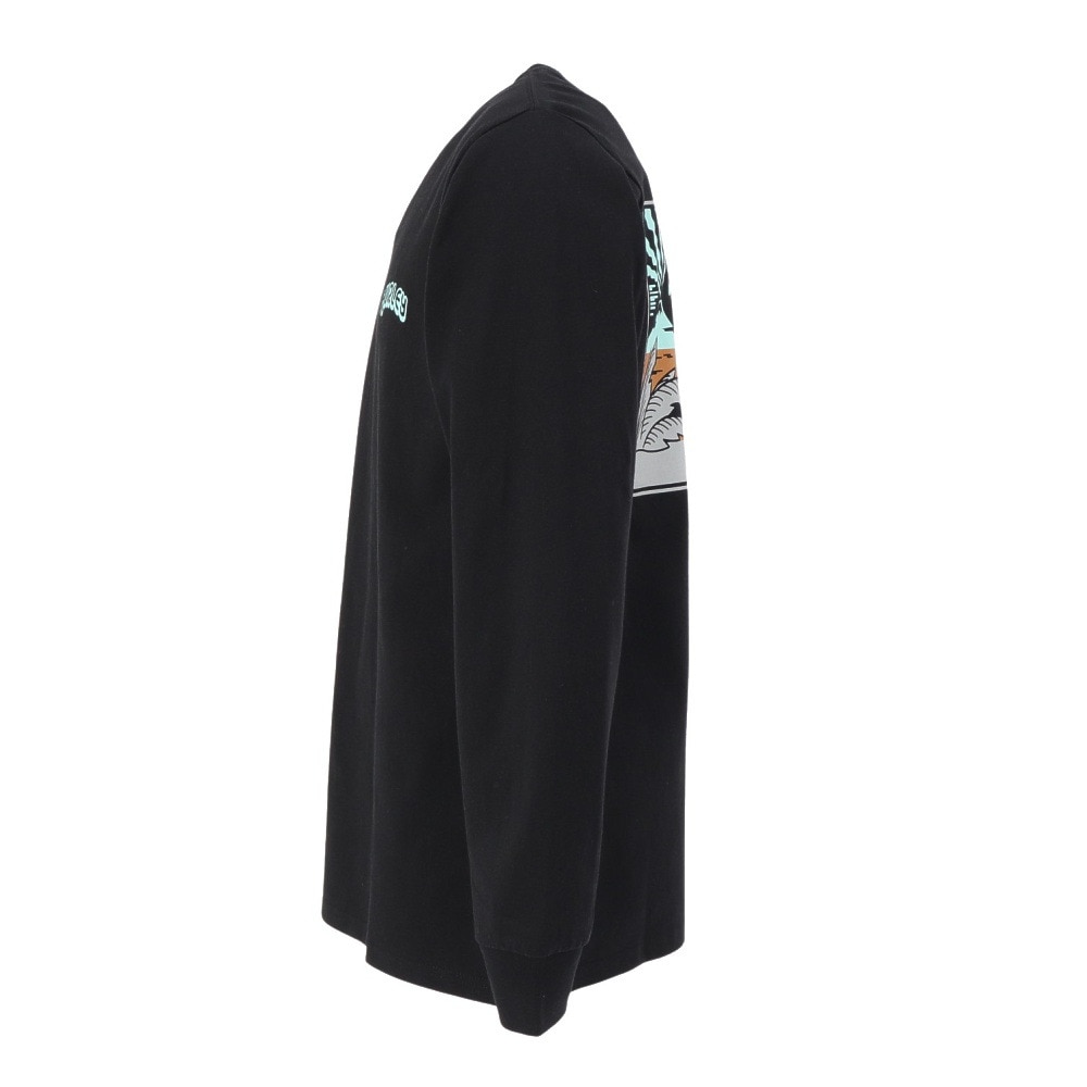 ハーレー（HURLEY）（メンズ）ボルケーノ 長袖Tシャツ MCLS252091-BLK