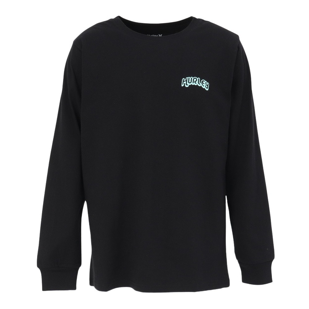 ハーレー（HURLEY）（メンズ）ボルケーノ 長袖Tシャツ MCLS252091-BLK