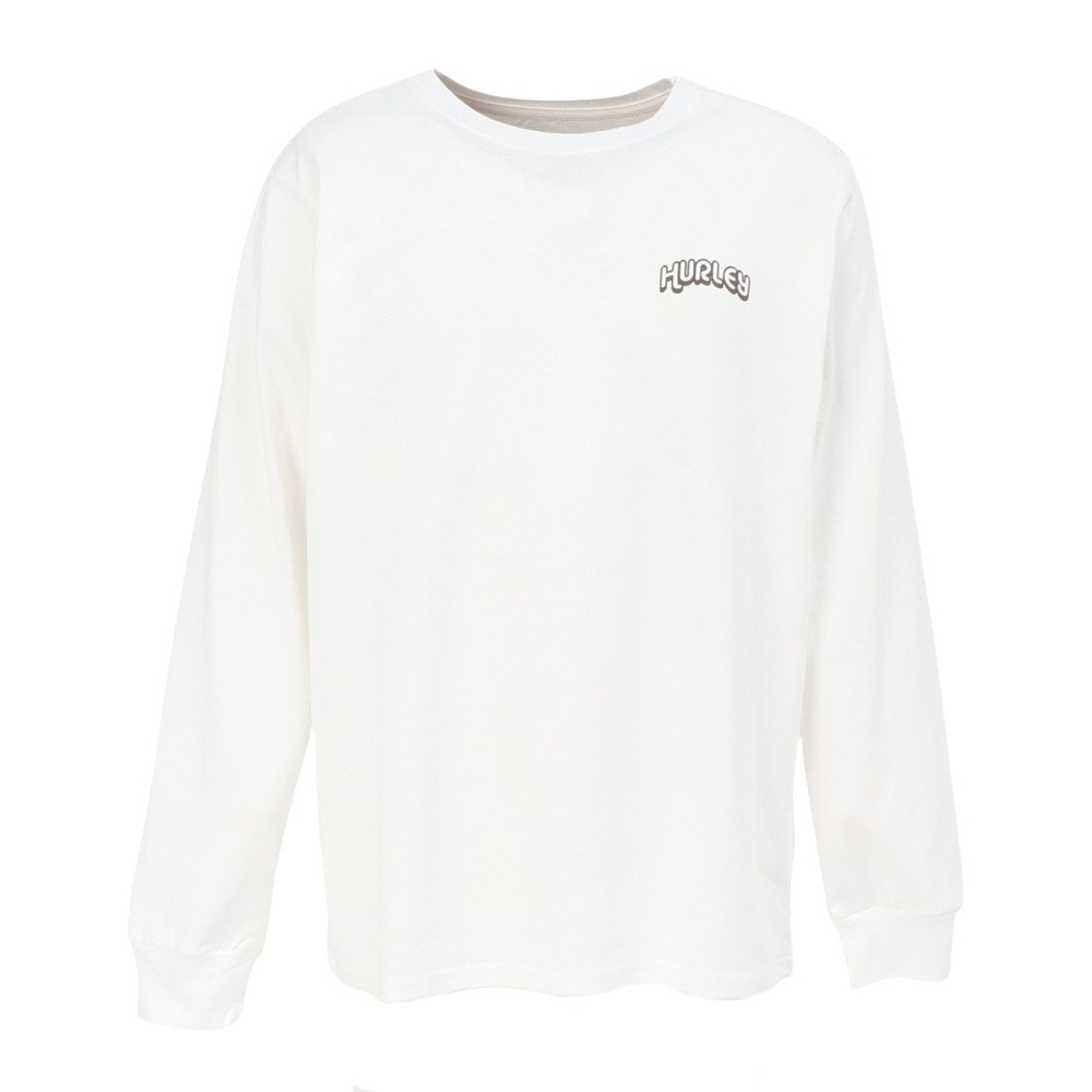 ハーレー（HURLEY）（メンズ）ボルケーノ 長袖Tシャツ MCLS252091-WHT