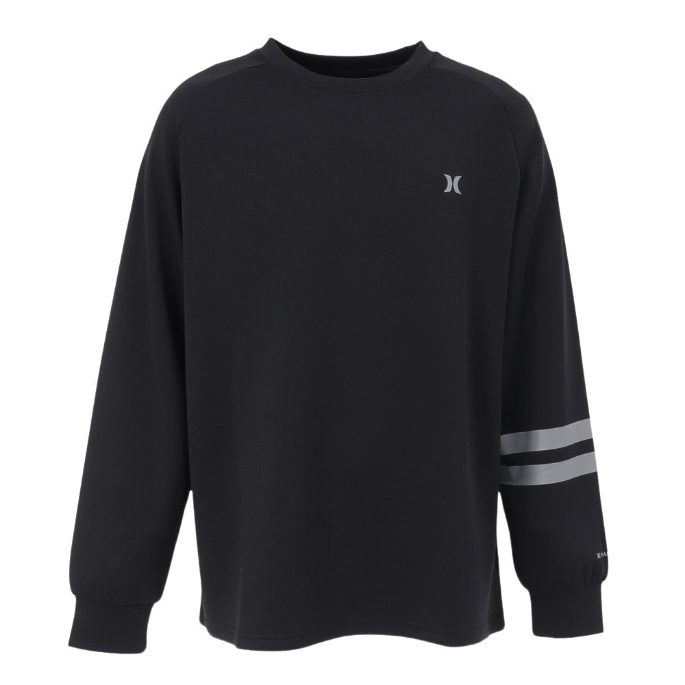 ハーレー（HURLEY）（メンズ）ファントム スウェット ライト ブロック パーティー 長袖Tシャツ MULS252008-BLK