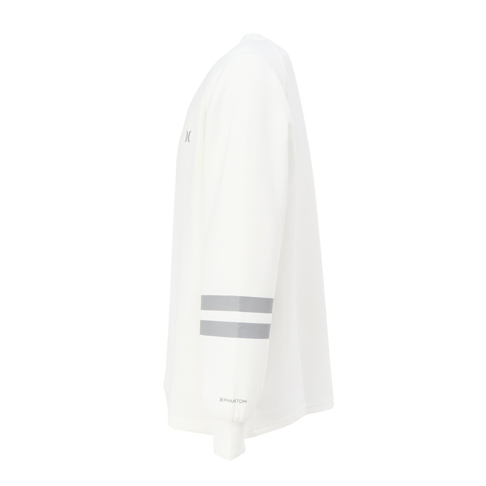 ハーレー（HURLEY）（メンズ）ファントム スウェット ライト ブロック パーティー 長袖Tシャツ MULS252008-WHT