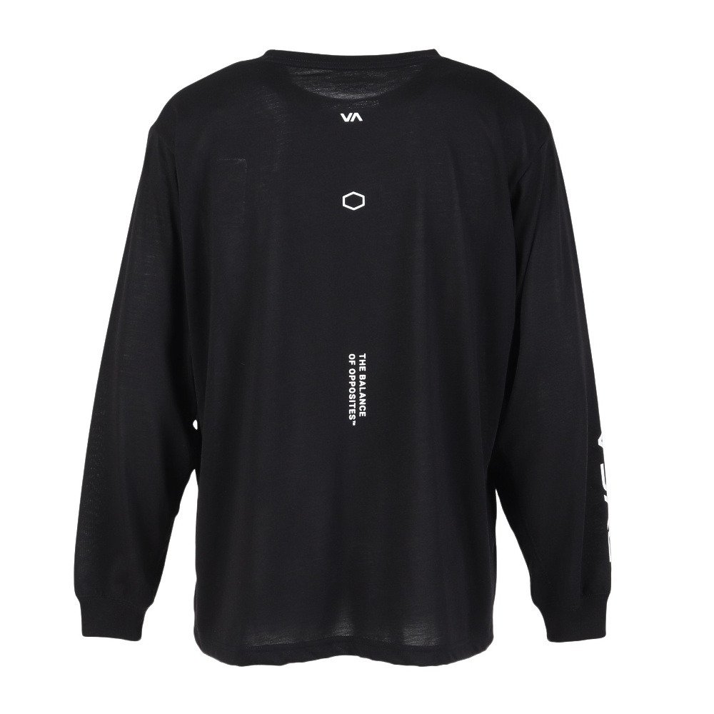 The BONEZ RVCA ロンT ブラック Mサイズ ルーカ（RVCA）（メンズ）ロンT ID クルーネック 長袖Tシャツ BG041155