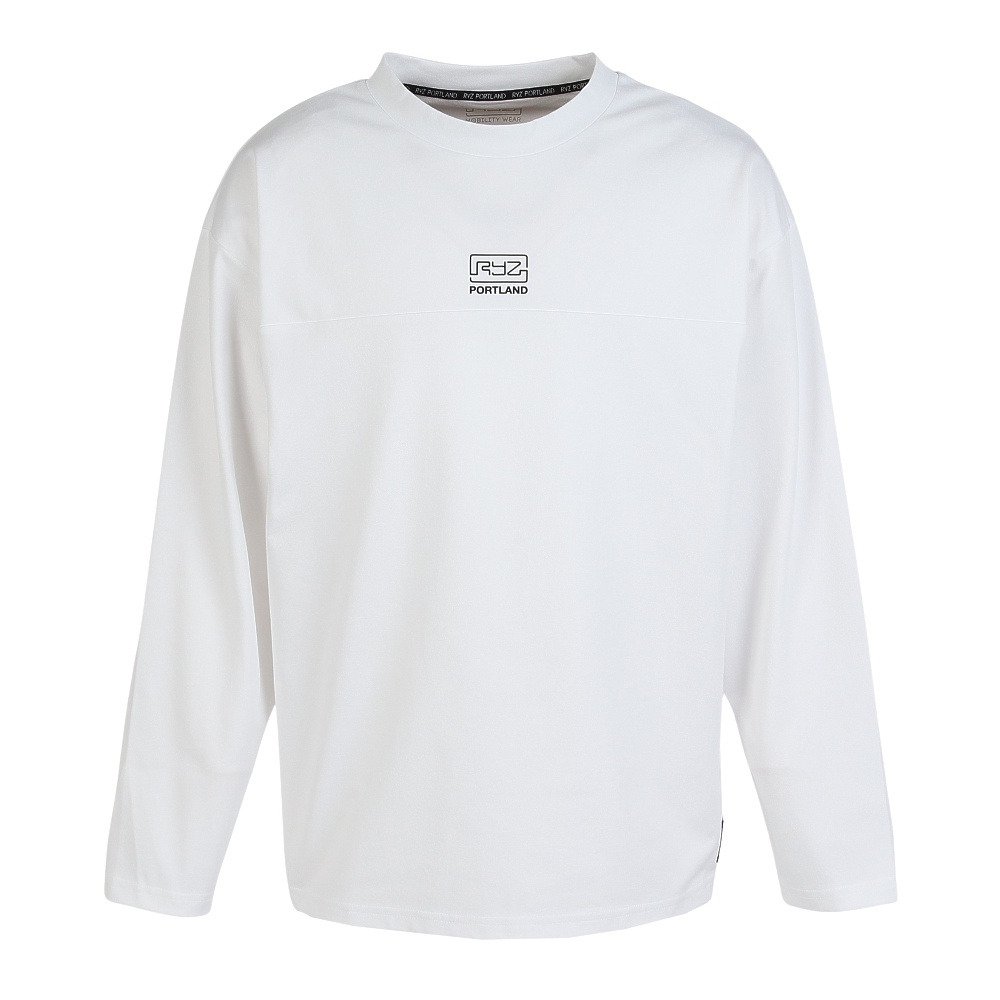 ru様シャツホワイト1 ライズ（RYZ）（メンズ）長袖Tシャツ RZ10CD26FW0008 WHT | スポーツ