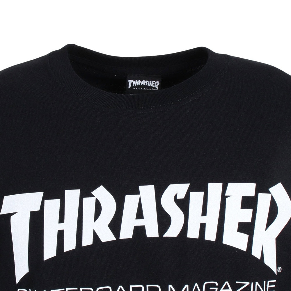 THRASHER（メンズ）Tシャツ メンズ 半袖 MAGロゴ Tシャツ TH8101BLK オンライン価格