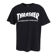 THRASHER(メンズ)Tシャツ メンズ 半袖 MAGロゴ Tシャツ TH8101BLK オンライン価格