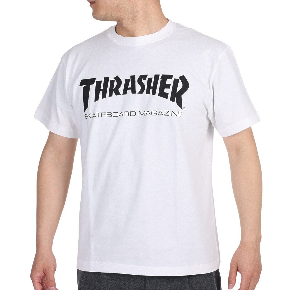  Tシャツ 半袖 MAG LOGO Tシャツ TH8101WHT オンライン価格