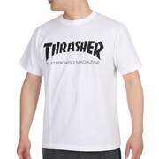 THRASHER(メンズ)Tシャツ メンズ 半袖 MAG LOGO TH8101WHT カットソー