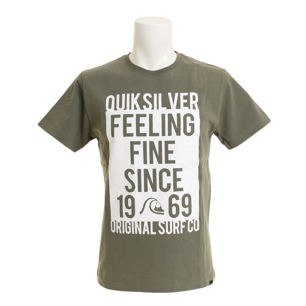  tシャツ 半袖 プリント Tシャツ FEELING FINE ST 19SPQST191042GRN オンライン価格