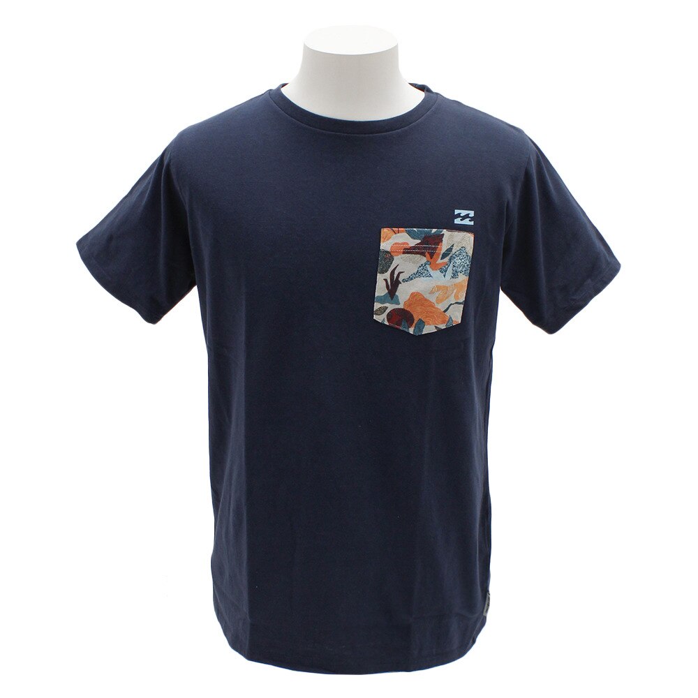  Tシャツ メンズ 半袖 DRY FABRIC TEE ポケット Tシャツ AJ011227 NVY オンライン価格