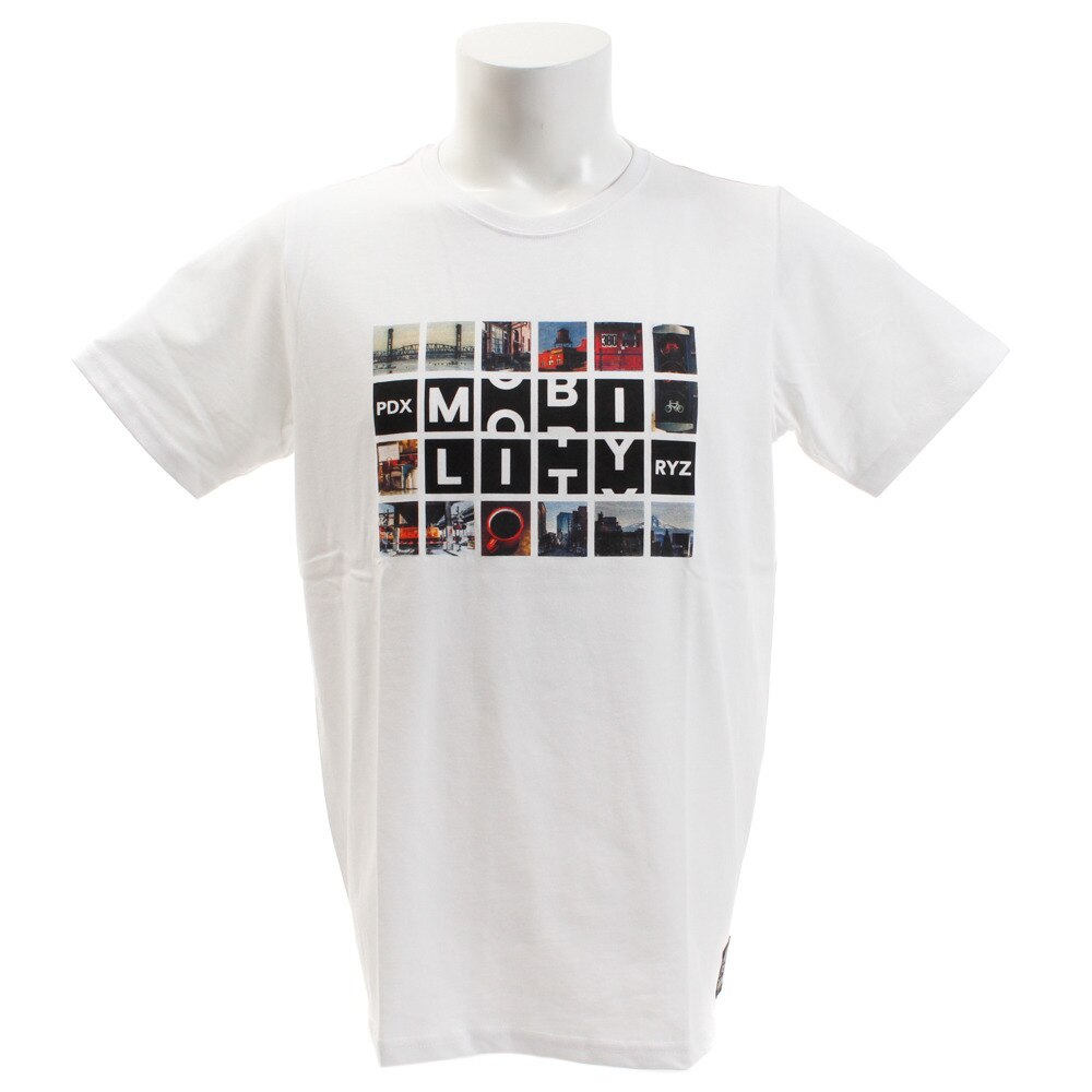  Tシャツ 半袖 BLOCK PHOTO 869R9CD6321 WHT 