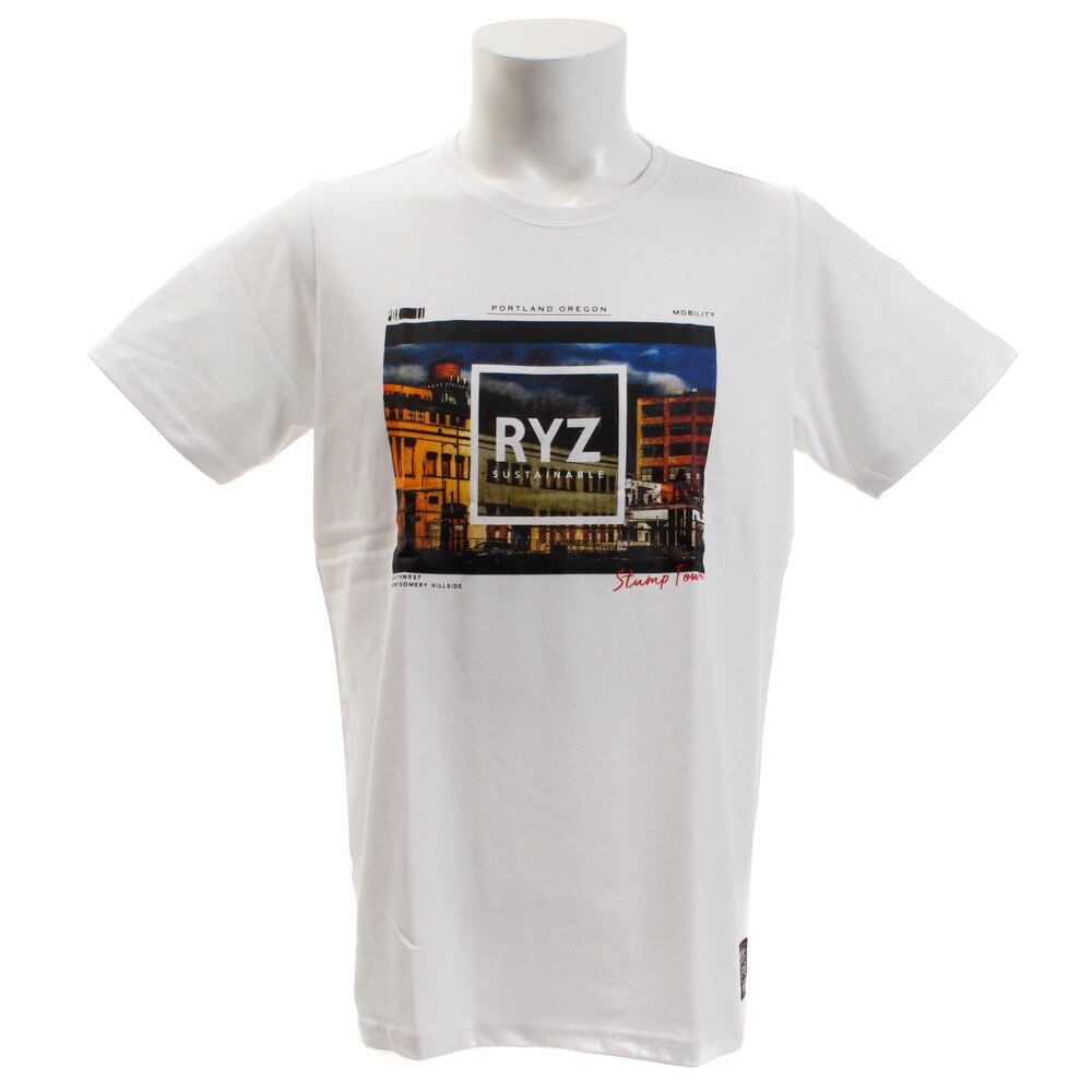  Tシャツ 半袖 RYZ PHOTO Tシャツ 869R9CD6322 WHT 