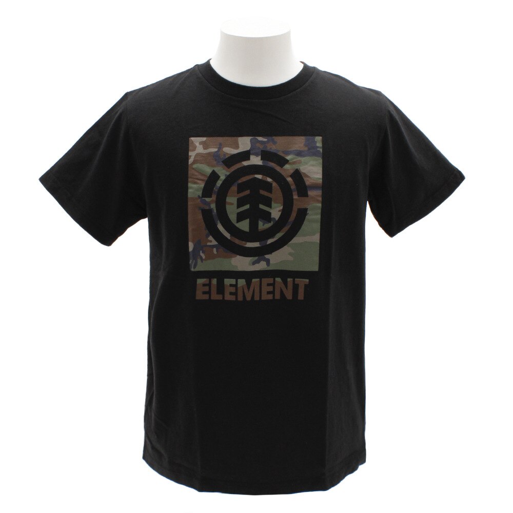  Tシャツ メンズ 半袖 LOGO BLOCK AJ021206 BLK オンライン価格