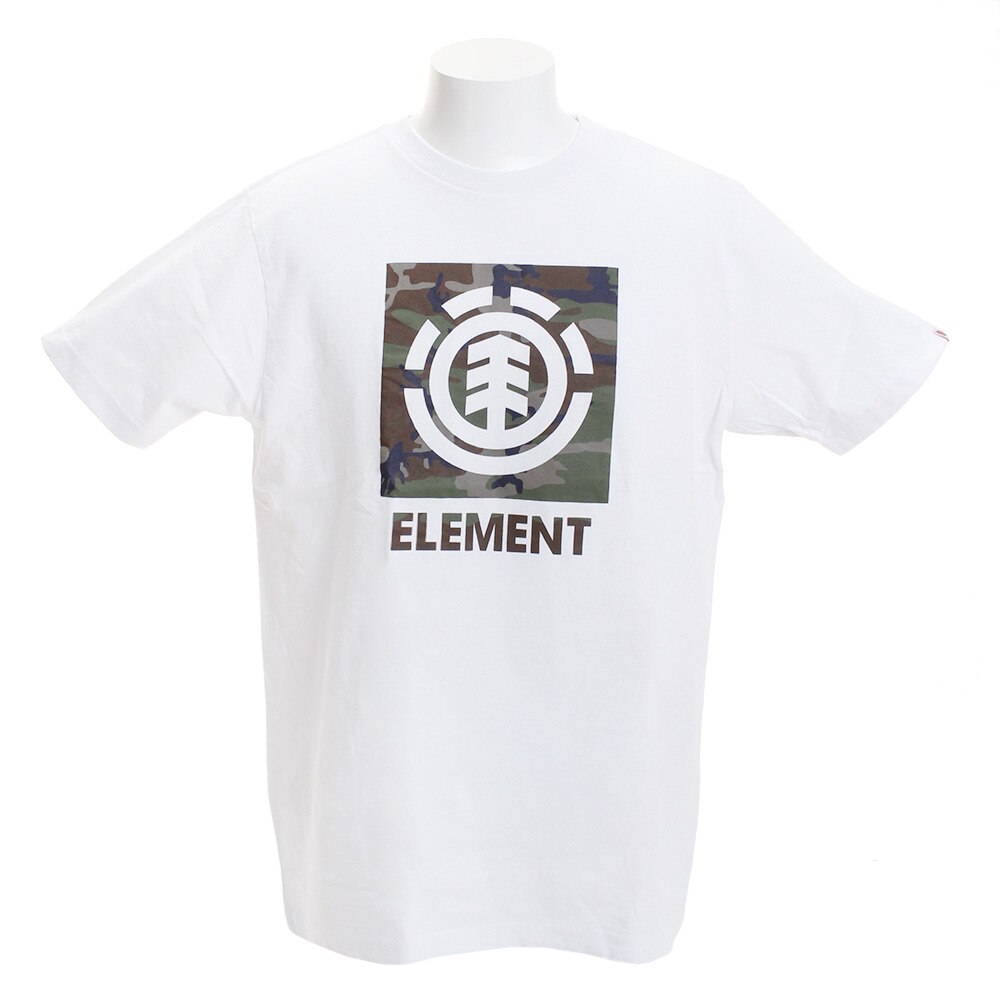  Tシャツ メンズ 半袖 LOGO BLOCK Tシャツ AJ021206 WHT オンライン価格