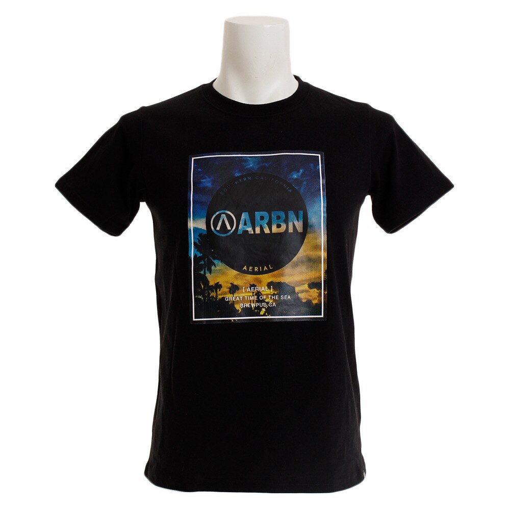  【多少の傷汚れありの為大奉仕】Tシャツ メンズ 半袖 SEA BOX AB99AW1178 BLK