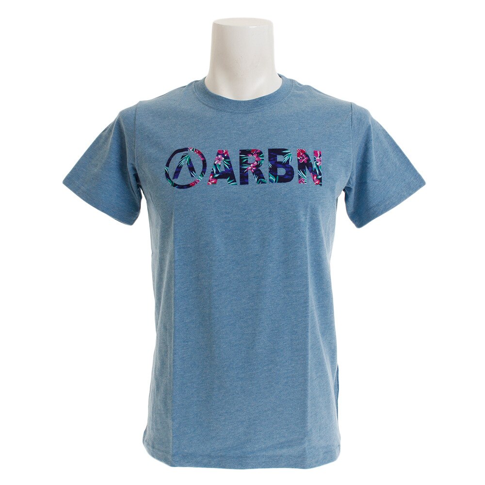  【多少の傷汚れありの為大奉仕】Tシャツ メンズ 半袖 BOTANICAL LOGO AB99AW1180 BLU