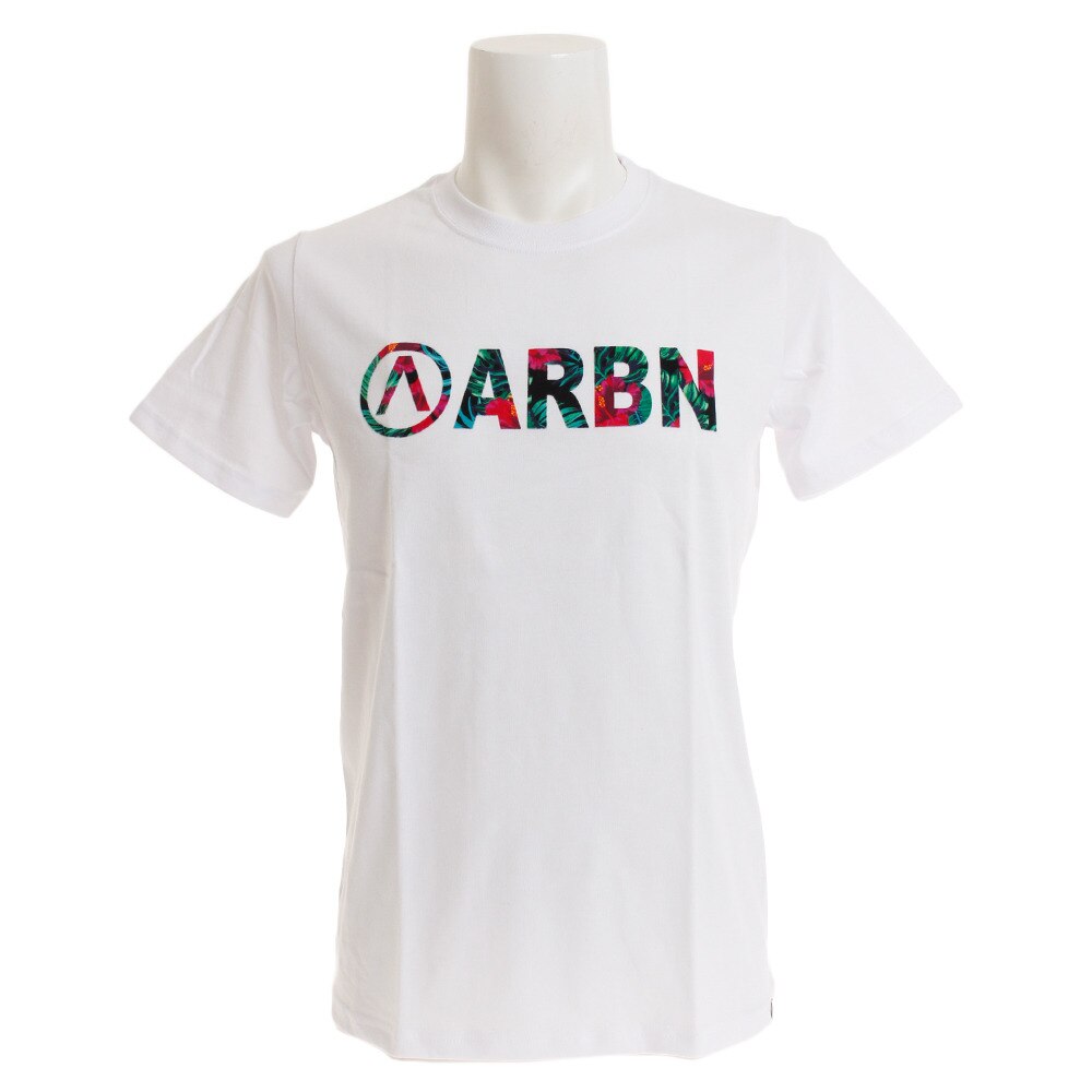  Tシャツ メンズ 半袖 BOTANICAL LOGO AB99AW1180 WHT/GRN オンライン価格