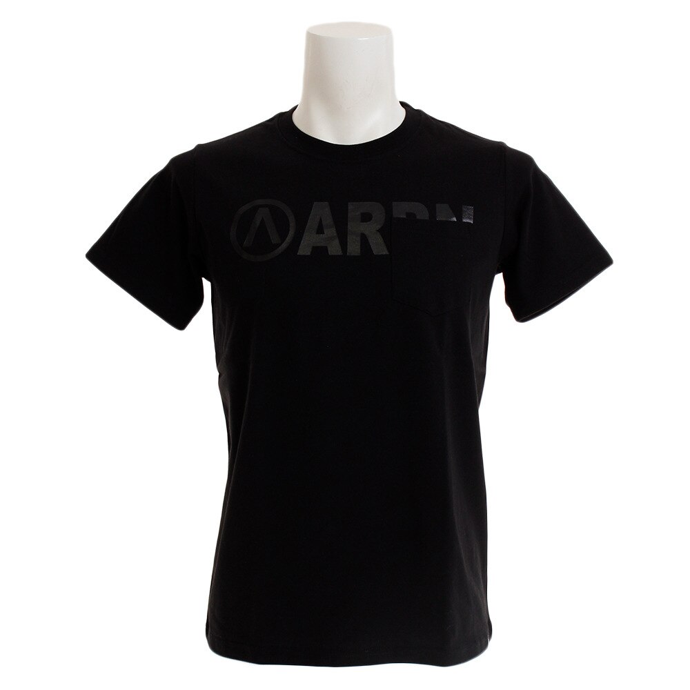  【多少の傷汚れありの為大奉仕】Tシャツ メンズ 半袖 POCKET ショートスリーブ AB99AW1181 BLK