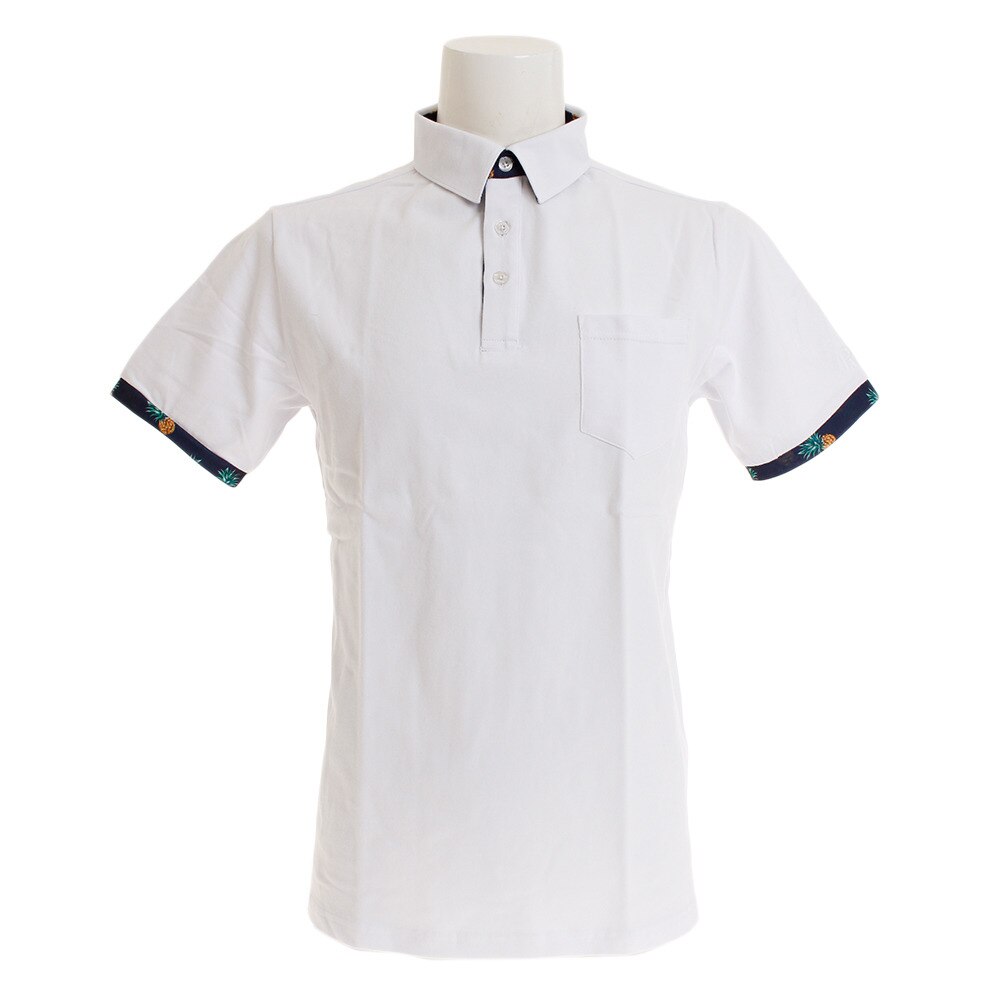  tシャツ 半袖 BOTANICAL ポロシャツ AB99AW1183 WHT