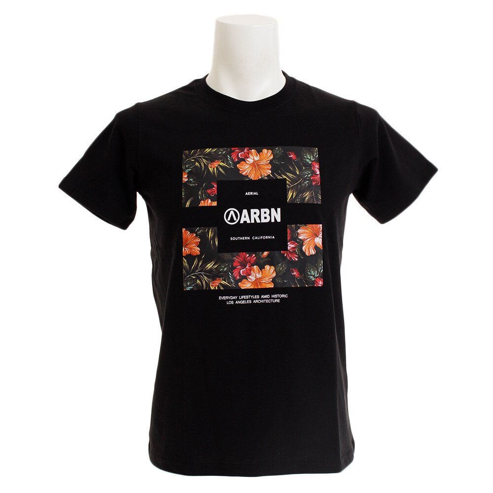  Tシャツ メンズ 半袖 GARDEN ショートスリーブ AB99AW1192 BLK