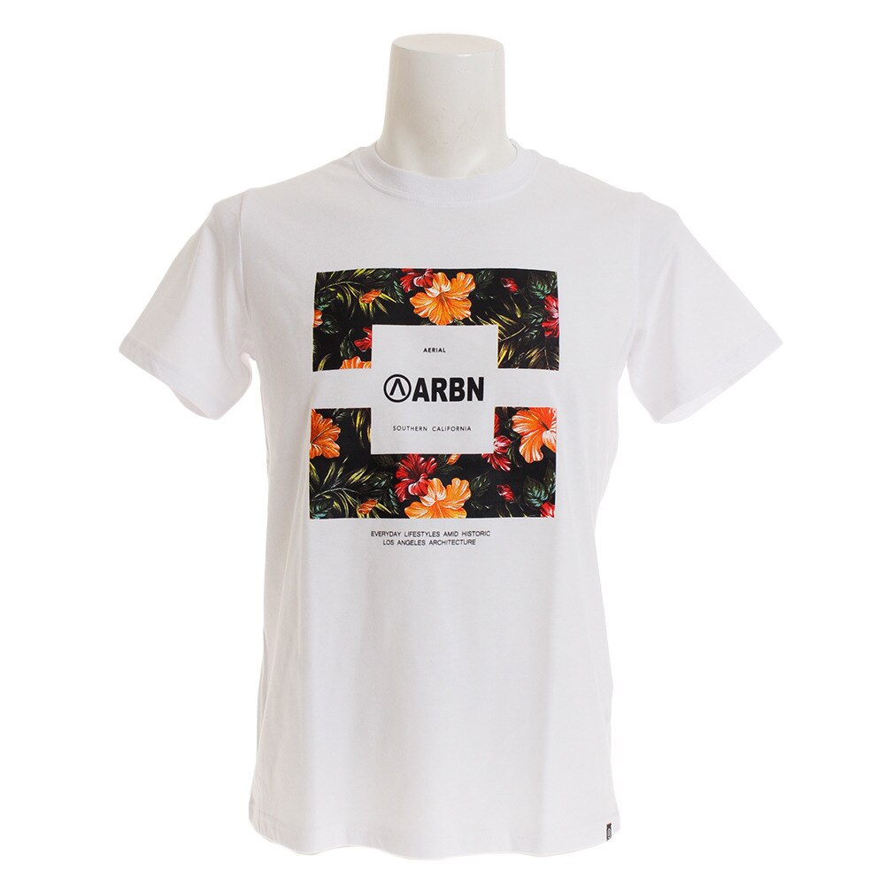  Tシャツ メンズ 半袖 GARDEN ショートスリーブ AB99AW1192 WHT