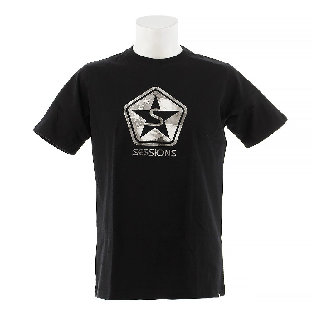  Tシャツ メンズ 半袖　LOGO　197058 BLK オンライン価格