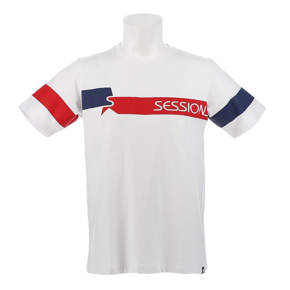  Tシャツ メンズ 半袖　2TONE TAPE　197061 WHT オンライン価格